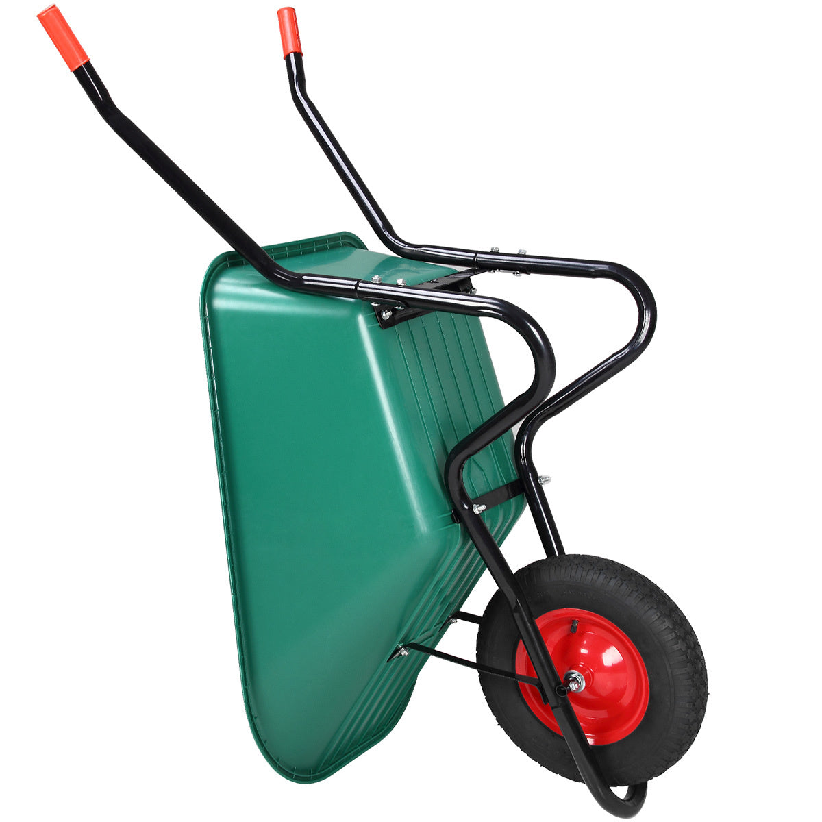 Gardebruk Kruiwagen 100 L - Kunststof Kuip – tot 150KG Groen