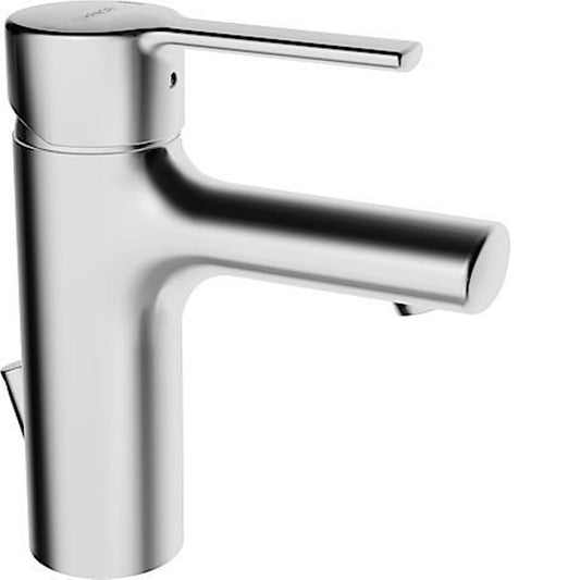 Hansa Hansaronda Wastafelkraan – Voorzien Van PCA® Mousseur En Keramisch Binnenwerk En Trekwaste – Voor Wastafel – Chroom Messing – 16,1 x 10 cm