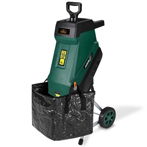 Gardebruk Hakselaar Compact d 2x 50L Zak 2400W Elektrisch - Groen