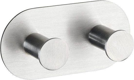 Wenko Wandhaak Cona Duo 10 X 5 Cm Rvs Chroom