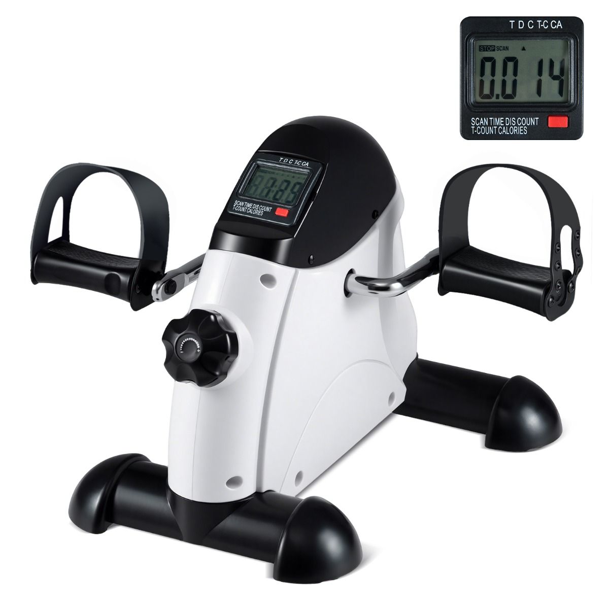 Coast Mini-hometrainer - Arm- en beentrainer - Verstelbare weerstand - Wit