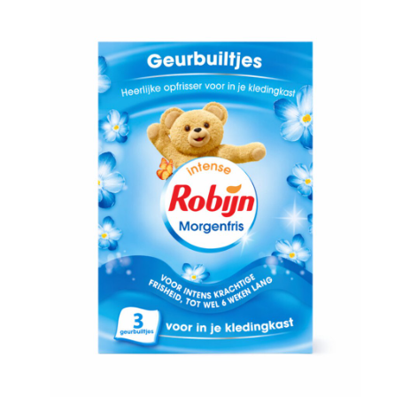 Robijn Intense Geurbuiltjes - 3 Stuks - Parfumparels - Kledingkast