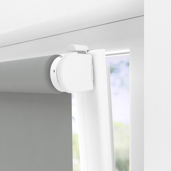VONROC SMART BLINDS - Elektrisch rolgordijn - Uitbreiding - 70 x 190 - Grijs – Zonder afstandsbediening en oplaadkabel