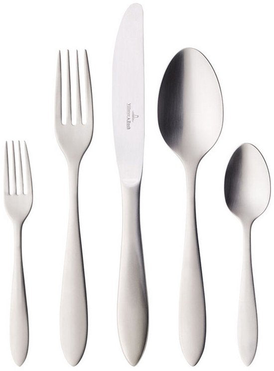 Villeroy & Boch Arthur Bestekcassette - 30 delig - 44 x 28 x 5 cm - Geborsteld RVS