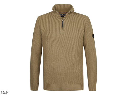 Petrol Industries Pullover met Kraag - Gebreid - maat XXL - Oak