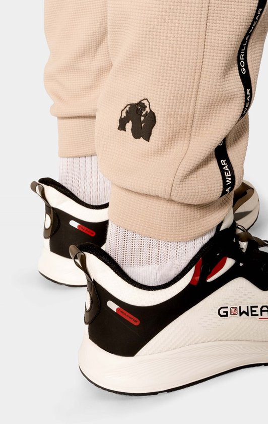 Gorilla Wear Harvey Trainingsbroek - Beige - M