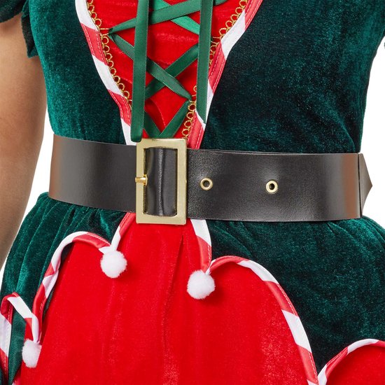 Dressforfun Sexy kerstelf M - verkleedkleding kostuum halloween verkleden feestkleding carnavalskleding carnaval feestkledij partykleding - 303411