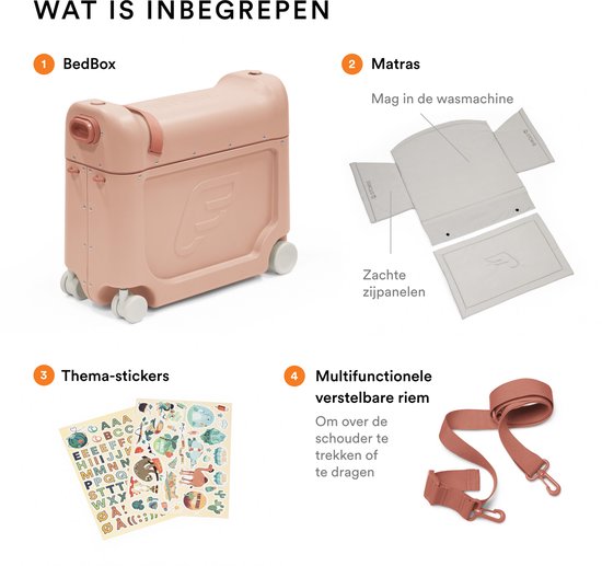 Stokke® JetKids™ BedBox 46 cm (koraalroze)