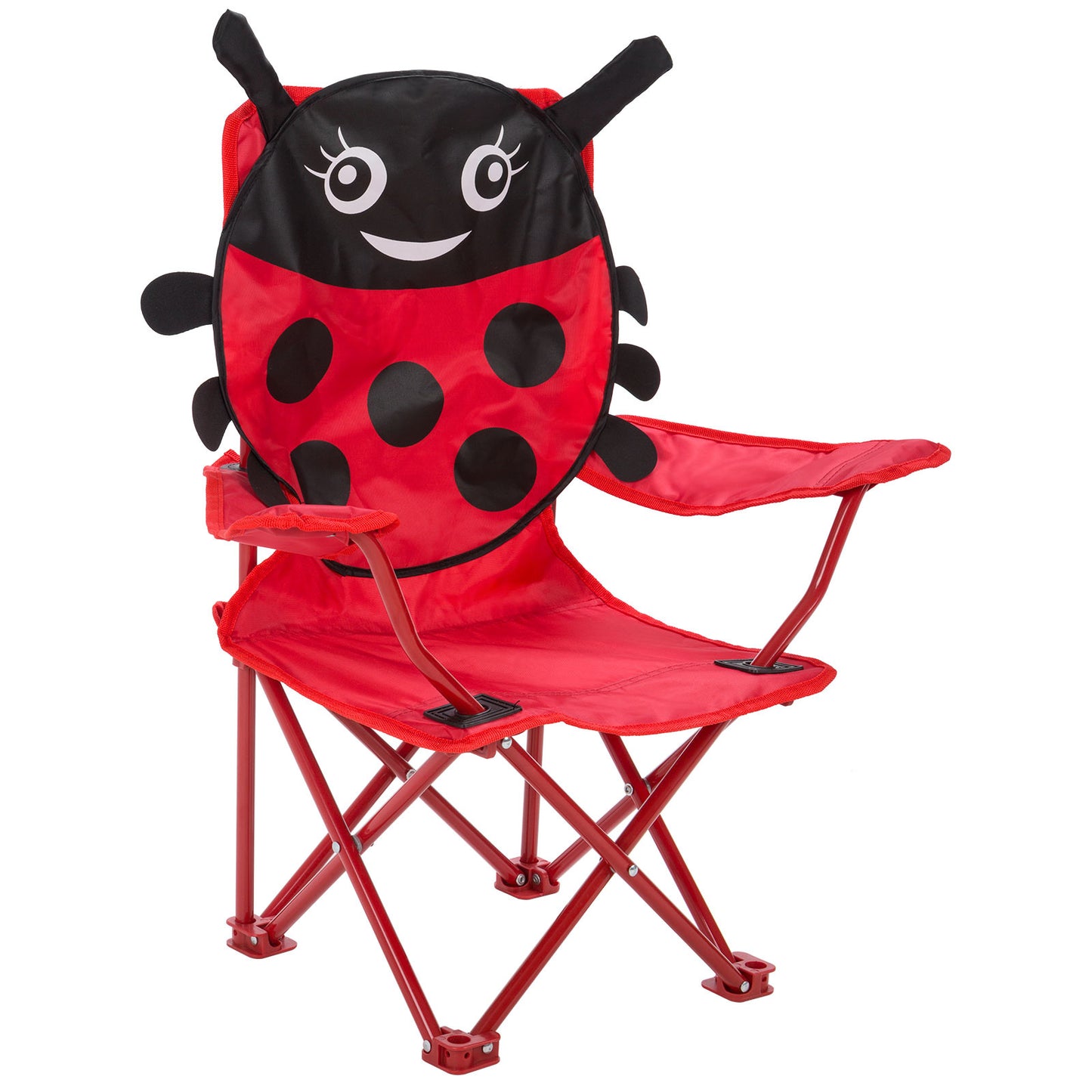 Kinder Tuinstoel - Opvouwbaar - Set van 2 stuks - Rood