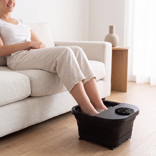 Tristar Voetenbad - Shiatsu Massage - Verwarmbaar tot 48 °C - 7 Liter - Voetdouche - Foot Spa - Opvouwbaar Voetbad - 500 W - VB-2533