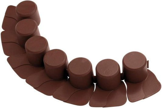 Tuinafscheiding IPAL7 gazonrand - 4,05m / kleur bruin