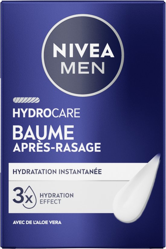NIVEA MEN HYDROCARE Aftershave Balsem - Balm - Hydrateert 24u - Aftershave Balm - 100 ml