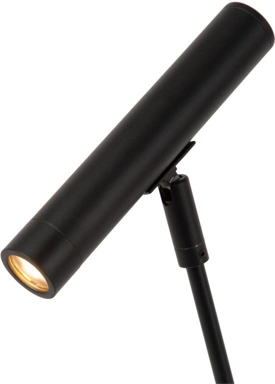 Lucide ALEC - Vloerlamp - LED 3 StepDim - G9 - 1x3W 2700K - Inclusief omwisselbare ringen - Zwart