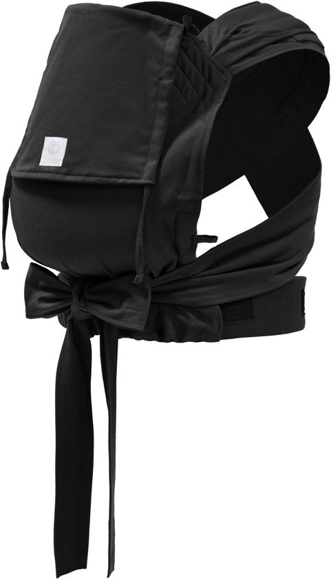 Stokke Limas draagzak, zwart - Versie 2023 (OCS) - Draagzak voor pasgeborenen met halve gesp - Drie draagopties - Veilig vanaf de geboorte, tot 15 kg