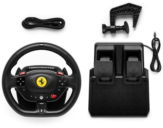 Thrustmaster T98 Ferrari 296 GTS - Racestuur met pedalen voor XBOX Series en PC - geschikt voor Forza Horizon 6