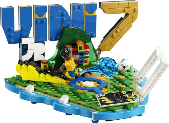 LEGO Editions - Vini Jr. – Voetbalhoogtepunten Voetbal Bouwpakket voor Kinderen - 43027