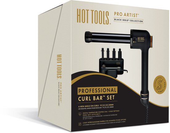 Hot Tools - Professioneel - Krulset - Krultang 18mm, 25mm, 32mm, 38mm - Krullen - Kappertools - Curls