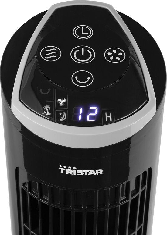 Torenventilator – 3 Snelheden – Oscillerend – Timerfunctie – Slim & Compact – Tristar VE-5865 – Zwart