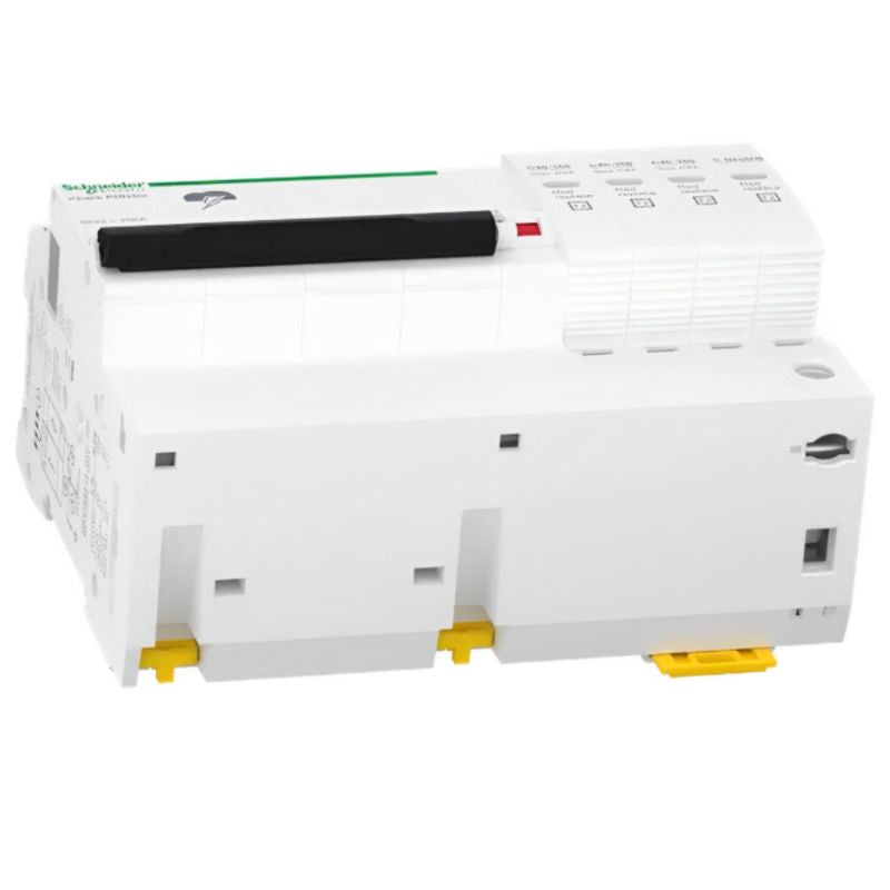 Schneider Electric Acti9 iQuick PRD40r 3P+N Overspanningsbeveiliging – 131,5x103,8x75,9 mm – Wit (RAL 9003)