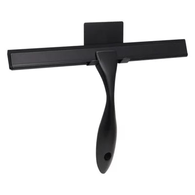 RVS Douchewisser - Doucheschraper 10 Inch Rubberblad - met Zuignap Haak