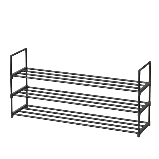 JOYFURNOS Schoenenrek 3-Laags - Zwart - 30 x 116 x 55 cm - Tot 18 Paar Schoenen