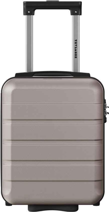 TRVLMORE Handbagagekoffer - 40x30x20 cm - Underseater - 24L - TSA-slot - 2 Wielen - Roségoud