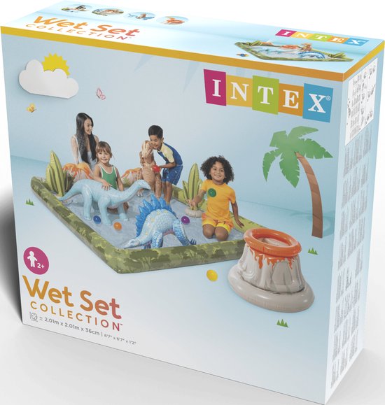 Intex Jurassics Adventure Play Center - 201 x 201 x 36 cm
