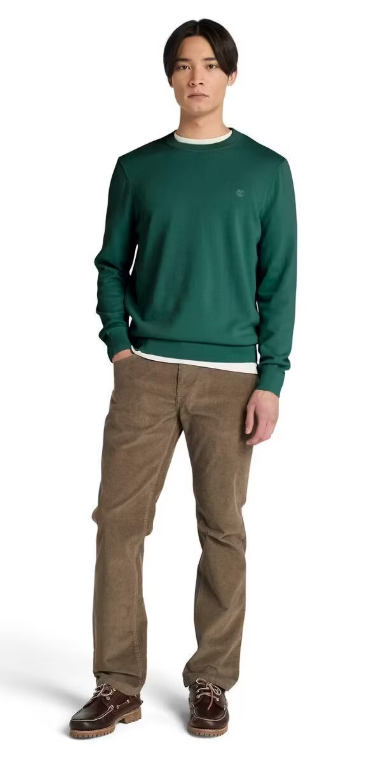 Timberland John Sweater met Ronde Hals - Heren - Groen - Maat XL