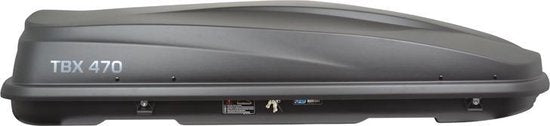 Twinny load Twinnyload Dakbox TBX 470 Liter Mat-Antraciet 189x78x38cm