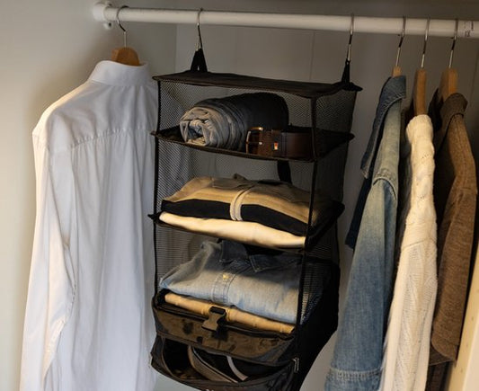 Hangende Packing Cubes - Opvouwbaar - 4 Vakken - Koffer Organizer - Sunflake