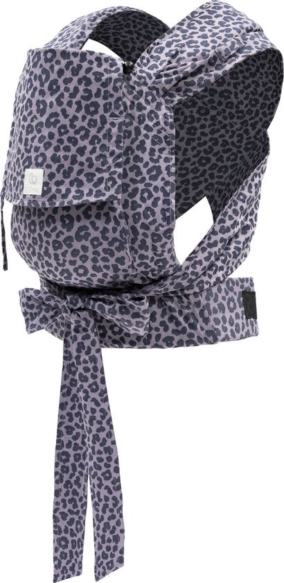 Stokke Limas Draagzak, Leopard Lilac - Versie 2023 (OCS) - Draagzak voor pasgeborenen met halve gesp - Drie draagopties - Veilig vanaf de geboorte, tot 15 kg