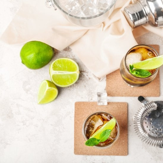 KitchenBrothers Cocktail Set met Cocktailshaker - 24 Delig - Uitgebreide Set - Cadeauverpakking - Zwart/Acryl
