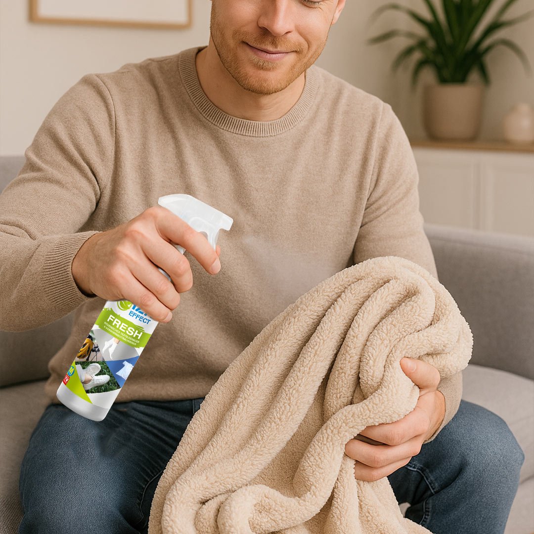 IZA Effect Fresh Textiel Spray - Vermindert Bacteriën - Neutraliseert Geuren - 450 ml Inhoud