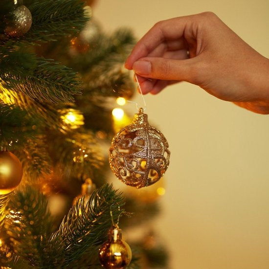tectake -   Set van 100 kerstballen goud - 403323
