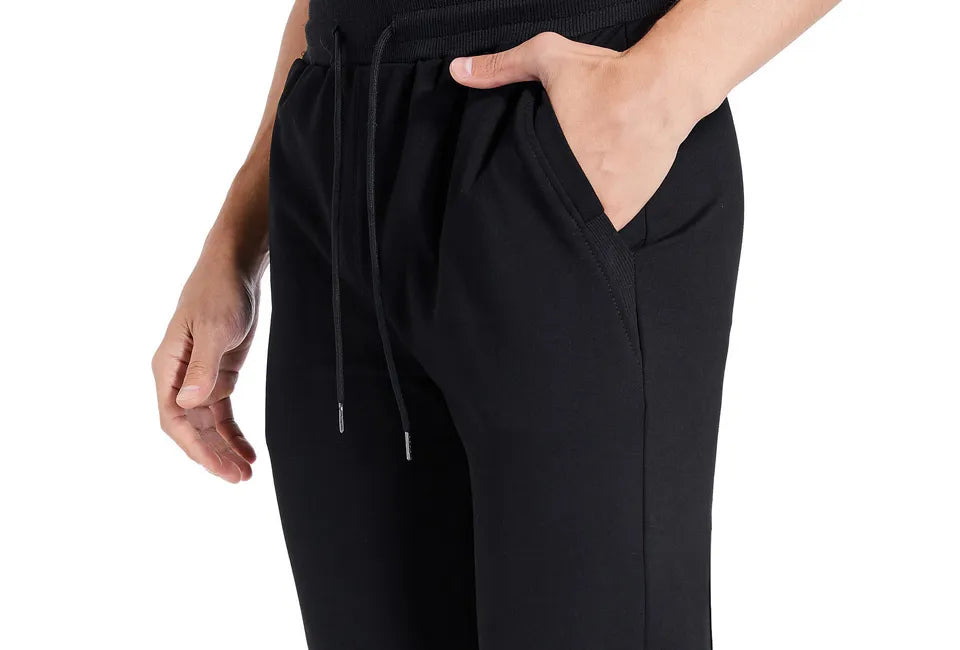 Milanoro Ultrazachte Joggingbroek - Katoenmix - Elastische Taille - 2 Zakken - Maat L -