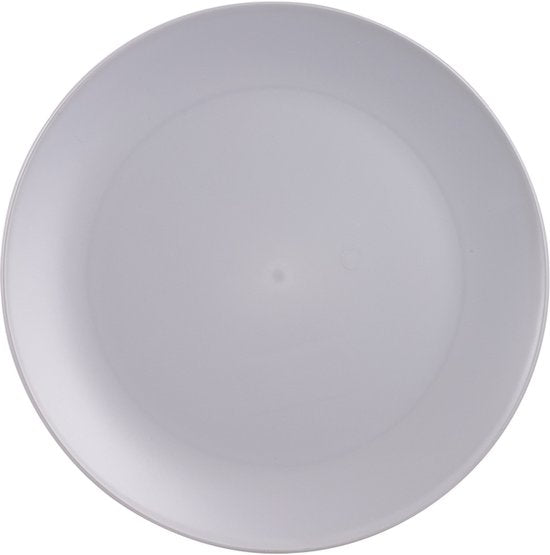 Bo-Camp - Servies - Renew - RPET - Grijs - 16 Stuks