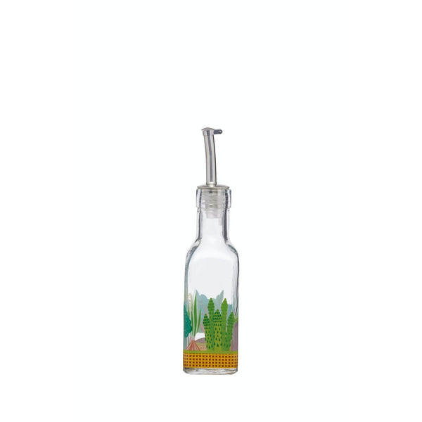 World of Flavours 180ml Olie- & Azijngieters - Transparant met print