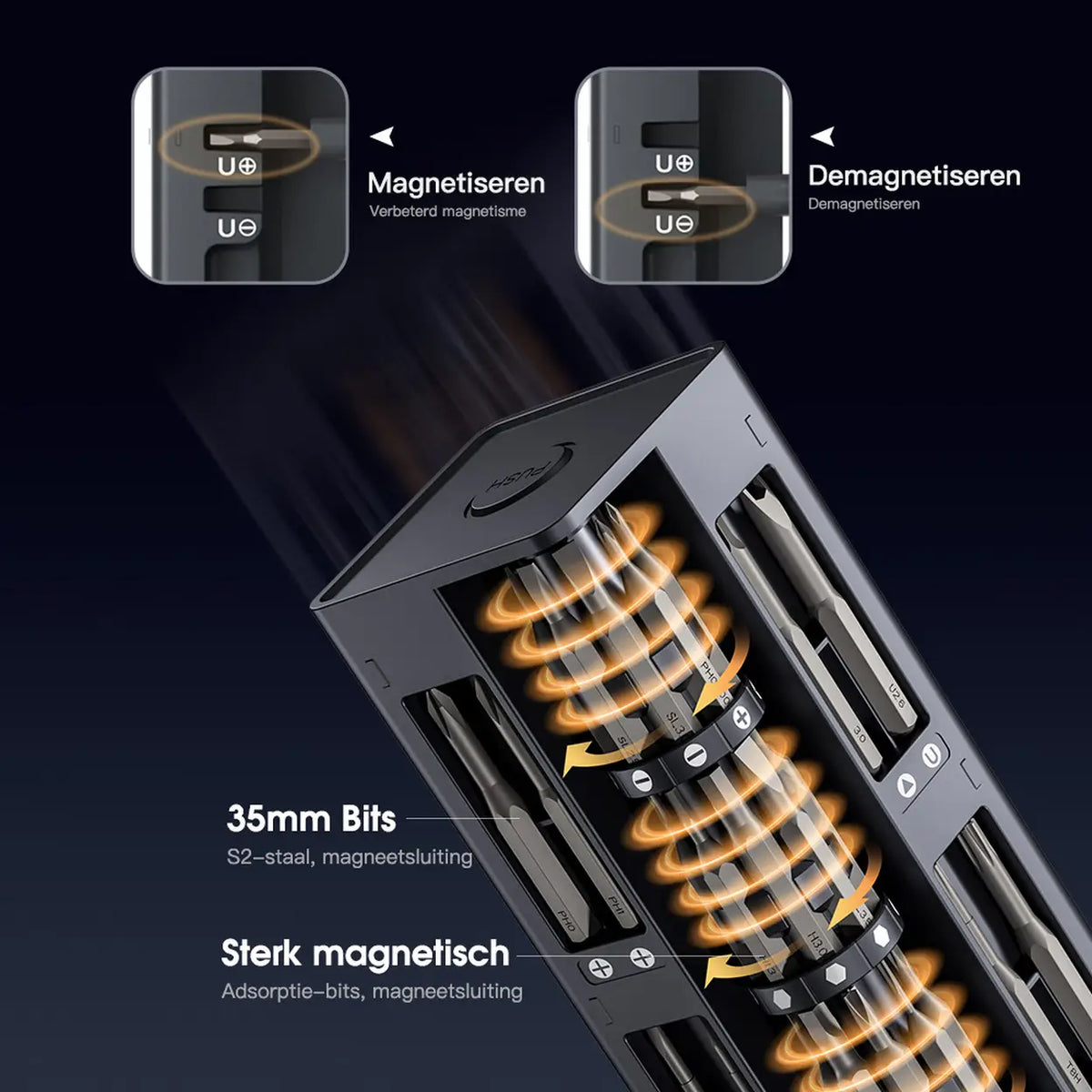 EasyWox 57-in-1 Elektrische Precisieschroevendraaier - Grijs