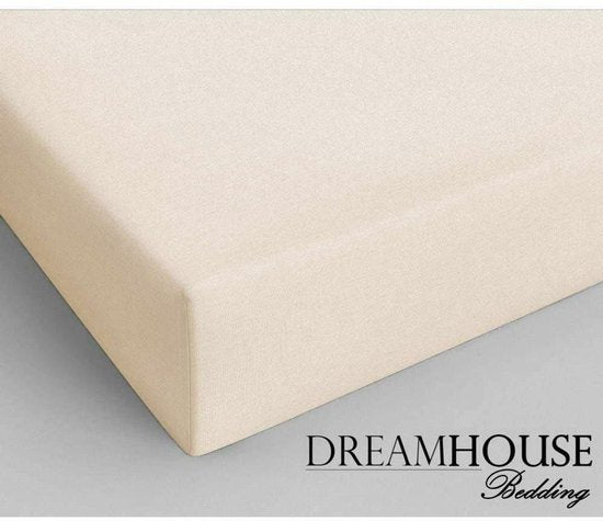 Dreamhouse Jersey Stretch Hoeslaken - 100% Katoen - 80/90/100x220 - Antraciet