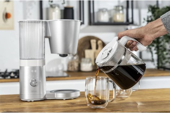 Zwilling Enfinigy Koffiezetapparaat - 1,5 Liter - 12 Kopjes - Zwart