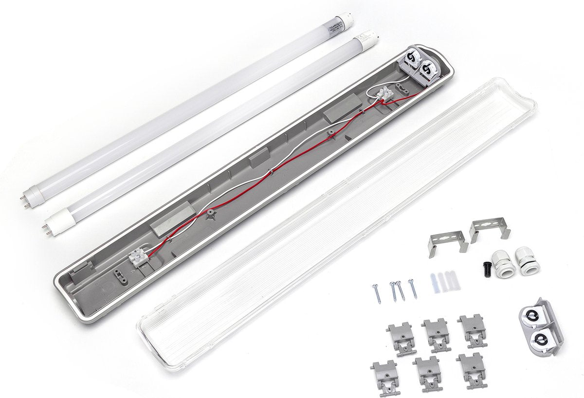 LED’s Light LED TL Armatuur + Buis | 2x 18W | 120 cm