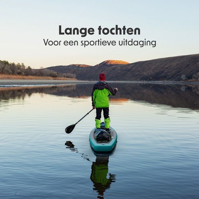 LifeGoods SUP Board Touring - 165 KG Draagkracht - Opblaasbaar - Compleet Sup pakket - Blauw