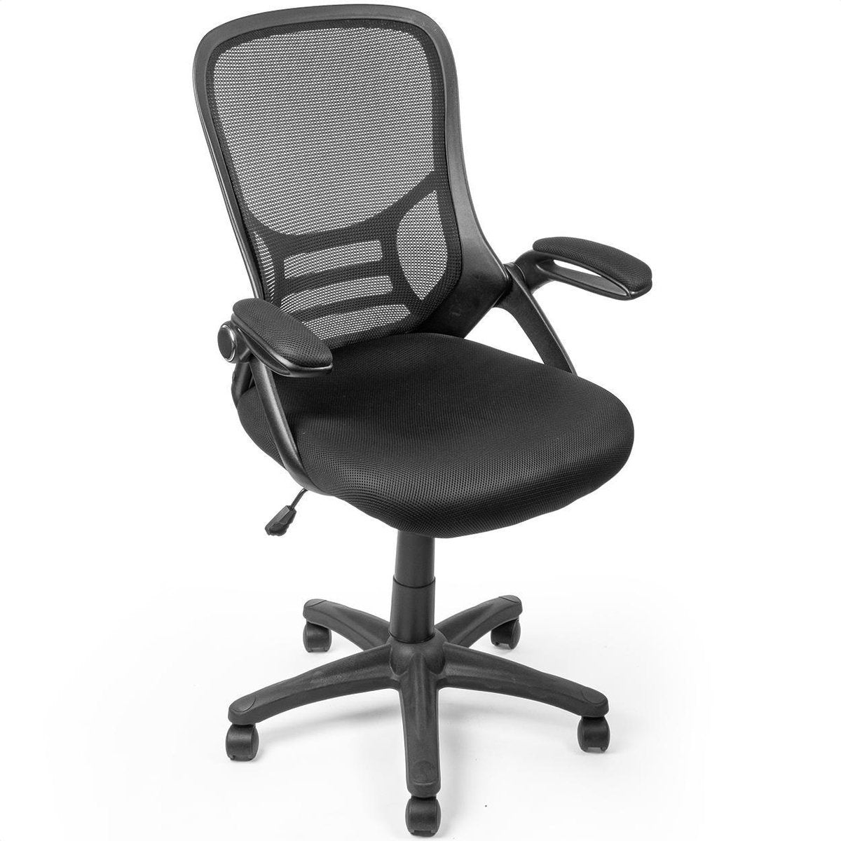 LifeGoods Ergonomische Bureaustoel - Office Chair - Verstelbaar - Volwassenen - Zwart