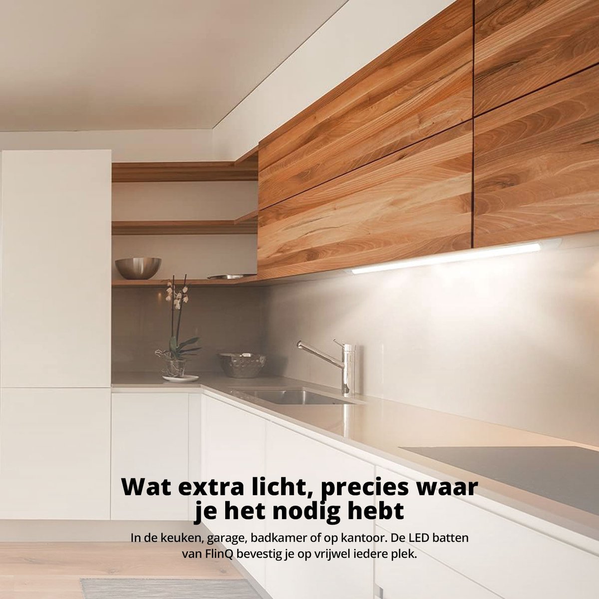 FlinQ LED Batten 6500K - TL-Balk - 120 cm - Duurzaam - 50000 branduren - 40W - Alternatieve TL-buis