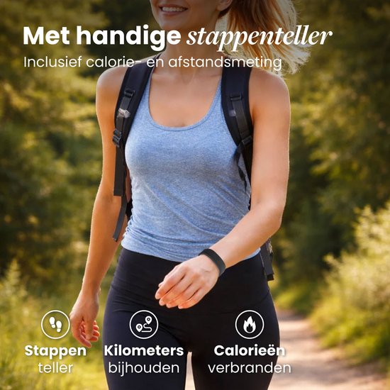 DreamCare Trilwekker - Wekker Armband - voor Diepe Slapers & Slechthorenden - Stappenteller Horloge - Stille Wekker