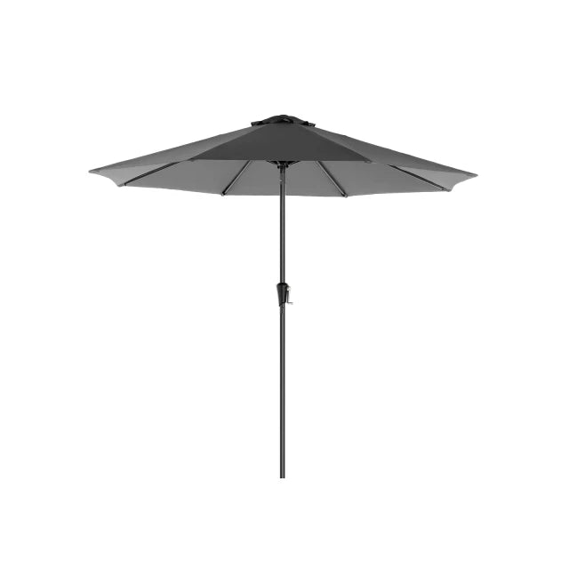 Songmics Tuinparasol 290 cm - Grijs - UPF 50+ - Kantelbaar