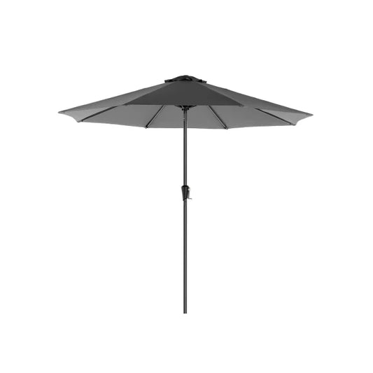 Songmics Tuinparasol 290 cm - Grijs - UPF 50+ - Kantelbaar