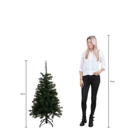 Triumph Tree Sherwood Deluxe Kunstkerstboom - 615 takken - H120 x Ø94 cm - Groen
