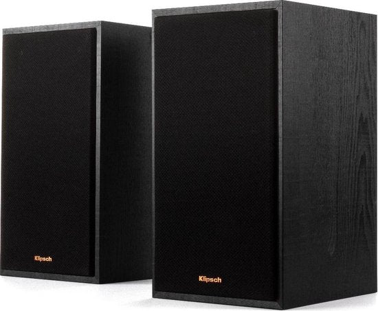 Klipsch R-51PM - Actieve Boekenplank Speakers - Zwart ( Per Paar )