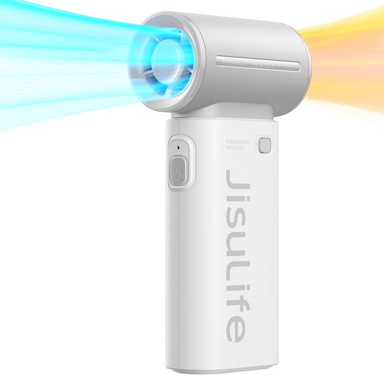 Jisulife Mini Blower Draagbare Ventilator Usb 5000Mah Voor Kantoor